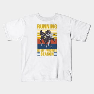 Running vintage Kids T-Shirt